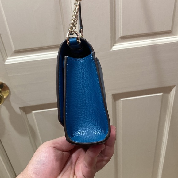 Kate Spade Staci Dark Peacock Blue Crossbody Purse Bag - Picture 12 of 16